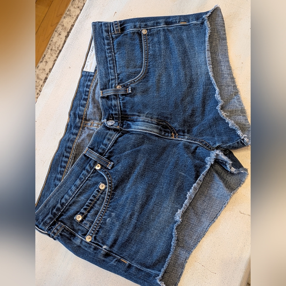 Rag & Bone Raw Hemn Shorts
